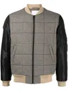 Ports V Zip-up Padded Jacket In Black