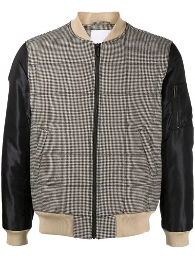 Ports V Zip-up Padded Jacket In Black
