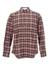 Portuguese Flannel Cais Cotton Plaid Button Down Shirt Multi Color In Brown
