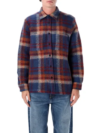 Portuguese Flannel Parker Check-pattern Shirt Jacket In Multi
