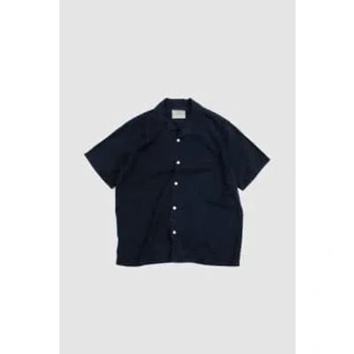 Portuguese Flannel Dogtown Shirt Navy In Blue