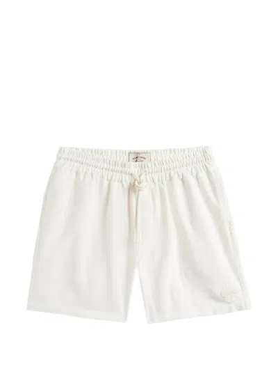 Portuguese Flannel Drawstring Shorts In Neutral