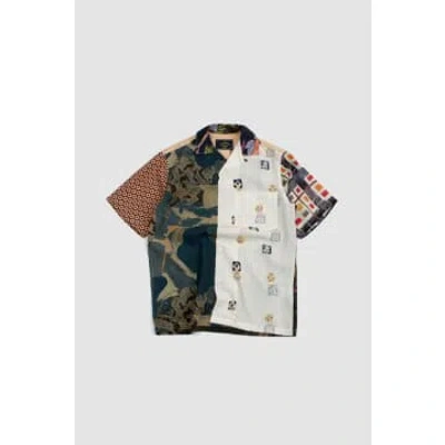 Portuguese Flannel General Patchwork Shirt In Multi
