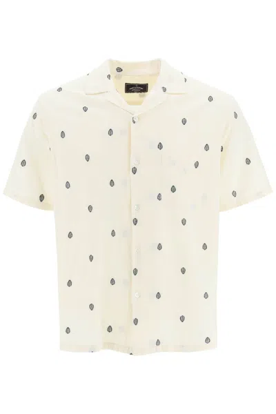 Portuguese Flannel Leaf Shirt In White