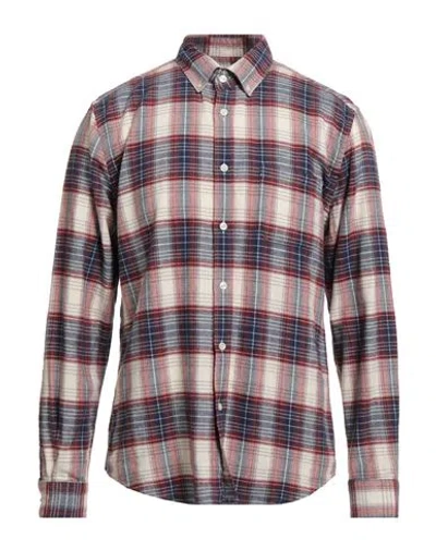 Portuguese Flannel Man Shirt Ivory Size L Cotton