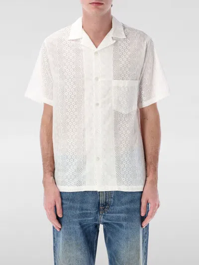 Portuguese Flannel Shirt  Men Color White