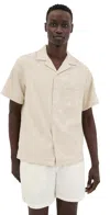 Portuguese Flannel Summer Paisley Camp Collar Shirt Sault In Sault