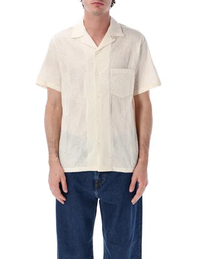 Portuguese Flannel The Duke Short Sleeve Shirt - Relaxed Fit In Neutral
