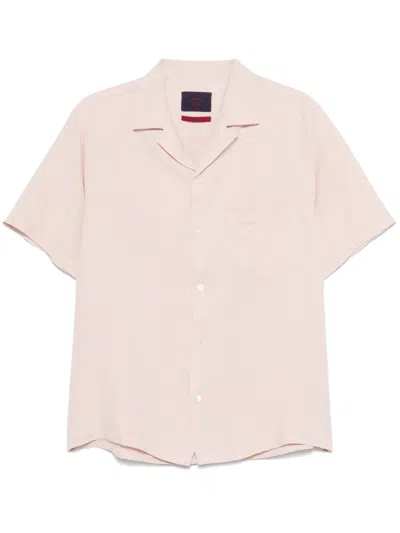 Portuguese Flannel Twill Shirt In 粉色