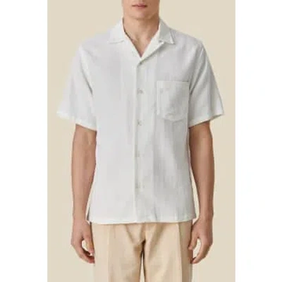 Portuguese Flannel White Pique Shirt