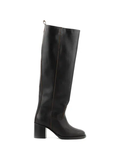 Posa Alta Stiefel In Black