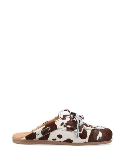 Posa Animal-print Mules In Animal Print