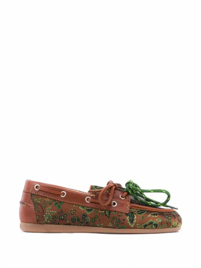 Posa Jacquard-woven Loafers In Animal Print