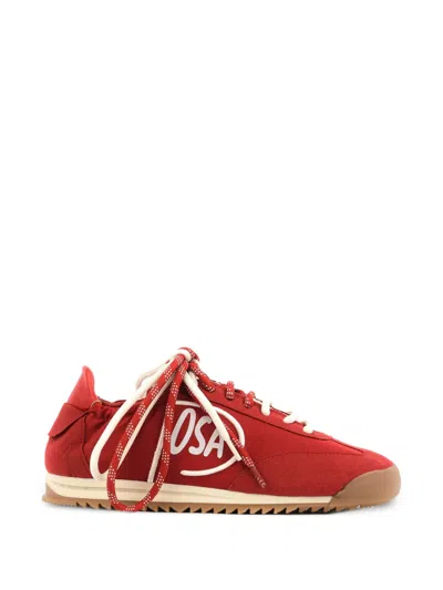 Posa Sneakers Aus Wildleder In Red