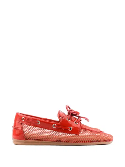 Posa Segelschuhe Aus Mesh In Red