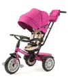 Posh Baby And Out Peak  Kids Bentley Trike 6 In 1 Convertible Stroller Trike In Pink
