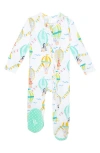 Posh Peanut Balloon Wonder Zip Footie In Yellow