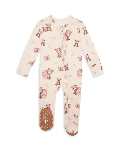 Posh Peanut Boys' Bernard Footie - Baby In Neutral