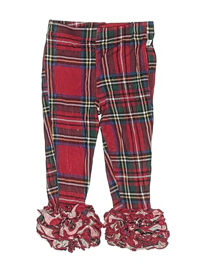 Pre-owned Posh Peanut Kids' Casual Pants In Red