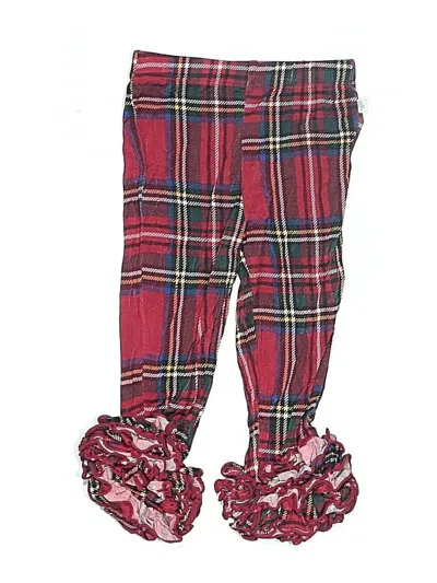 Pre-owned Posh Peanut Kids' Casual Pants In Red