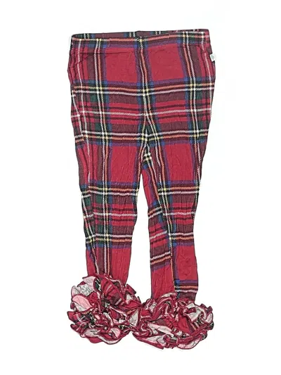 Pre-owned Posh Peanut Kids' Casual Pants In Red