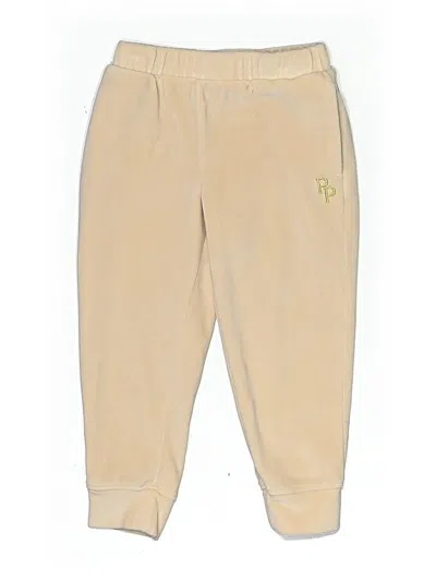 Pre-owned Posh Peanut Kids' Casual Pants In Tan