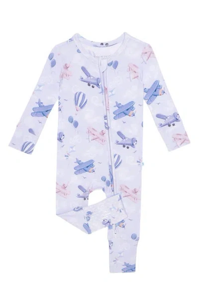 Posh Peanut Babies'  Convertible Romper In Blue