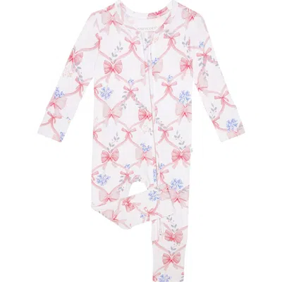 Posh Peanut Babies'  Convertible Romper In Pink