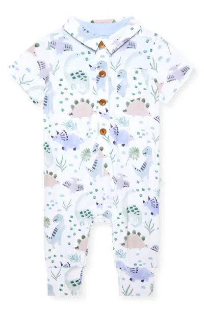 Posh Peanut Babies'  Dino Henley One-piece