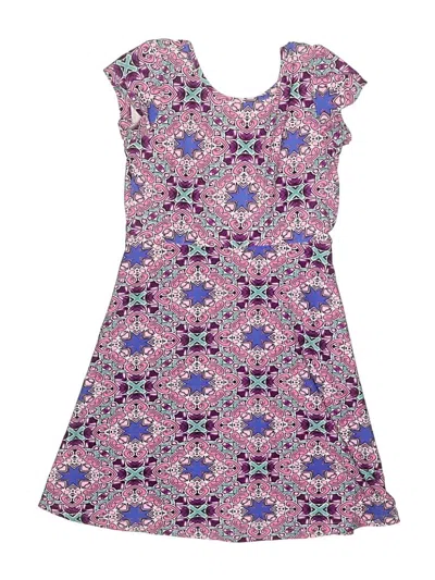Pre-owned Posh Peanut Kids' Dress In Purple