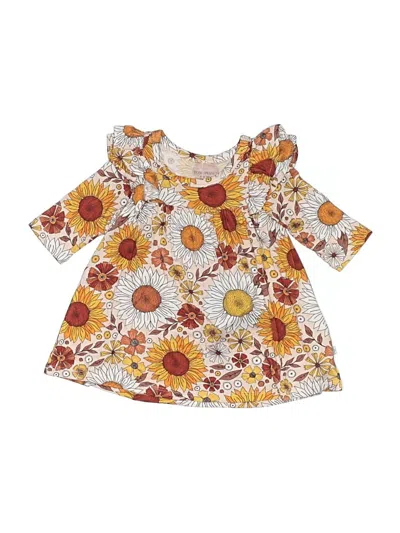 Pre-owned Posh Peanut Babies' Dress In Yellow
