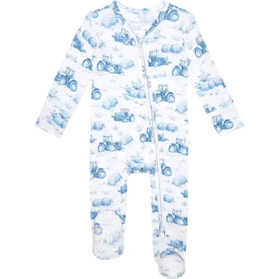 Posh Peanut Babies'  Fitted Convertible One-piece Pajamas In Multi