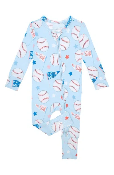 Posh Peanut Babies'  Fitted Convertible One-piece Pajamas In Multi