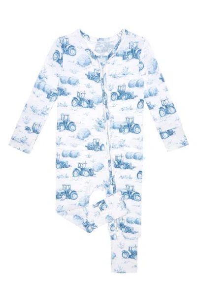 Posh Peanut Babies'  Fitted Convertible One-piece Pajamas In Multi