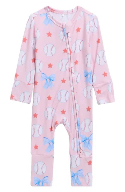 Posh Peanut Babies'  Fitted Convertible One-piece Pajamas In Multi
