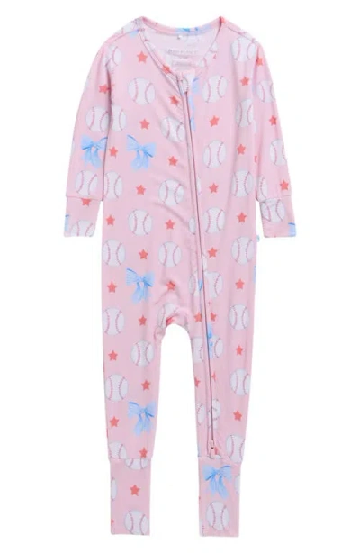 Posh Peanut Babies'  Fitted Convertible One-piece Pajamas In Multi