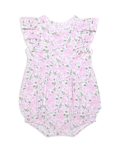 Posh Peanut Girls' Annabeth Bubble Romper - Baby In Pink