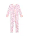 Posh Peanut Girls' Antoinette Convertible Footie - Baby In Multi