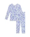 Posh Peanut Girls' Briar Classic Pajama Set - Baby, Little Kid, Big Kid In Blue