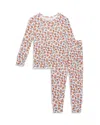 Posh Peanut Girls' Classic Pajama Set - Baby, Little Kid, Big Kid In Multi