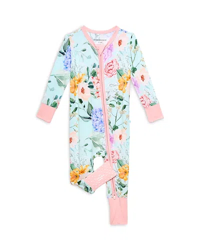 Posh Peanut Girls' Erin Convertible Footie - Baby In Blue