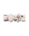 Posh Peanut Girls' Floral Print Headwrap - Baby In Pink