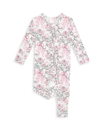 Posh Peanut Girls' Irene Convertible Footie - Baby In Pink