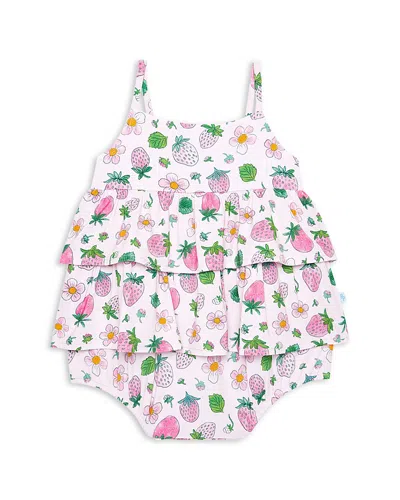 Posh Peanut Girls' Kyra Tiered Ruffle Bubble Romper - Baby