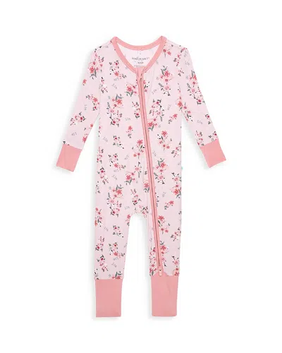 Posh Peanut Girls' London Convertible One Piece Coverall - Baby In Open Pink
