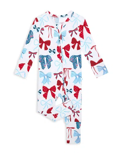 Posh Peanut Girls' Martha Convertible One Piece Coverall - Baby In White