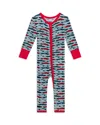 Posh Peanut Girls' Miles Convertible Footie - Baby In Open Blue