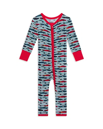 Posh Peanut Girls' Miles Convertible Footie - Baby In Open Blue