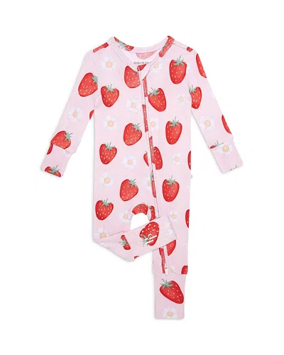 Posh Peanut Girls' Penny Pointelle Footie - Baby In Pink