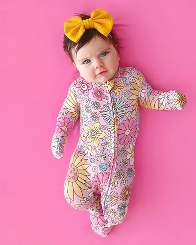 Posh Peanut Girls' Presley Convertible One Piece Coverall Footie - Baby In Neutral